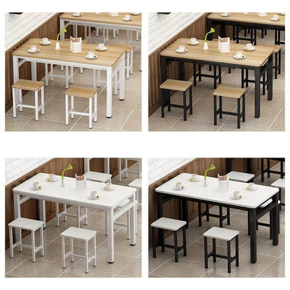 Stylish Rectangular Dining Table and Chair Set