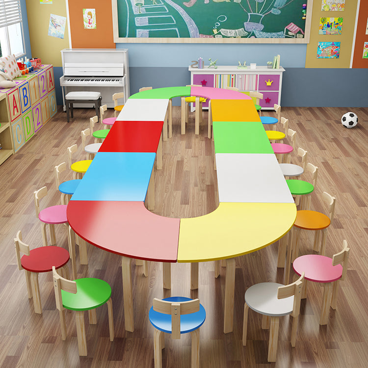 Solid Wood Kindergarten Table