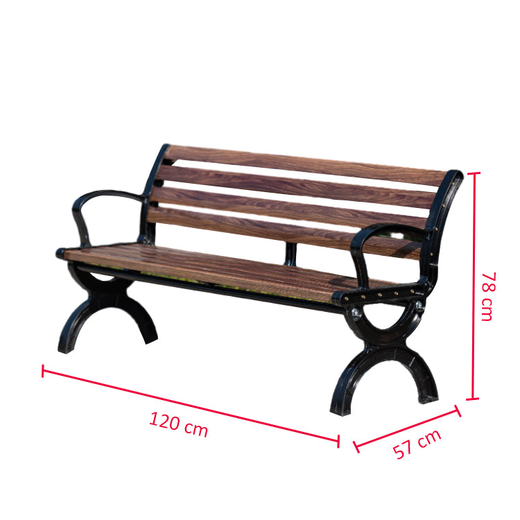 Backrest Benches In Outdoor Parks and Plazas