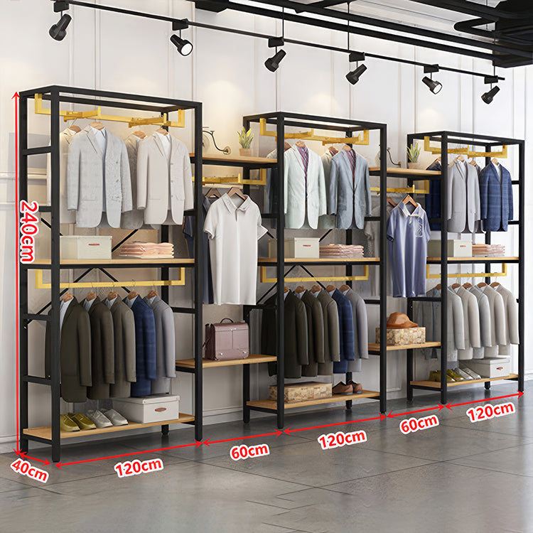 Clothing Store Wooden Display Rack,Shopping Mall Display Cabinet