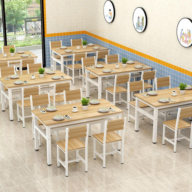 Minimalist Dining Table and Chair Set, Dining Table for Eating and Restaurants