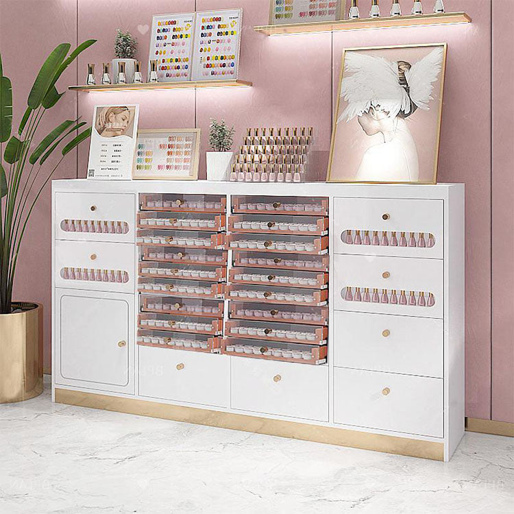 Nail Salon Nail Polish Organizer and Display Cabinet