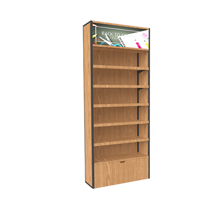 Wooden Stationery Display Cabinet