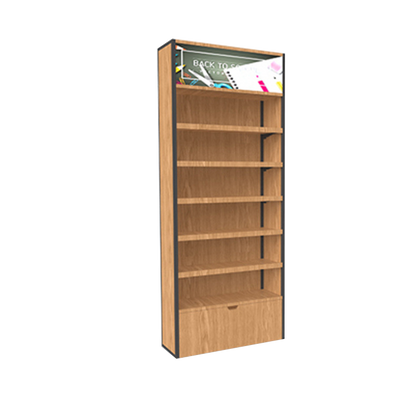 Wooden Stationery Display Cabinet