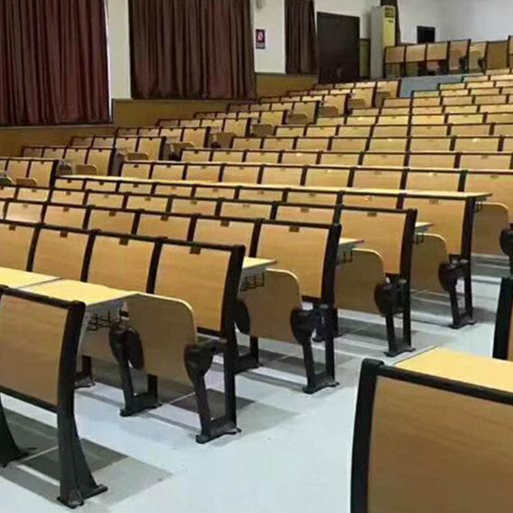 University Classroom with Rows of Step Chairs