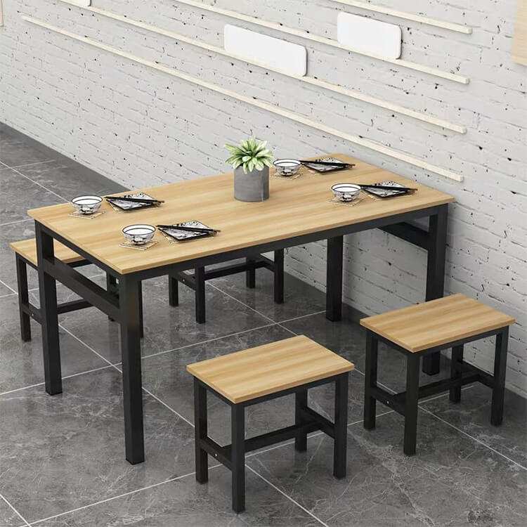 Stylish Rectangular Dining Table and Chair Set