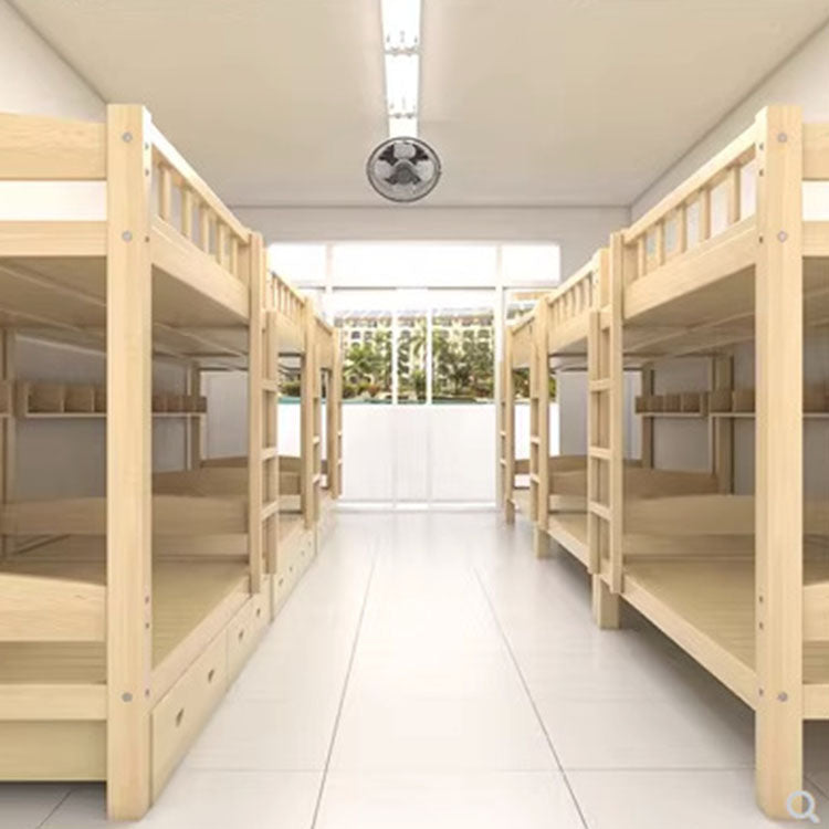 School Dormitory Solid Wood Bunk Beds