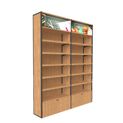 Wooden Stationery Display Cabinet