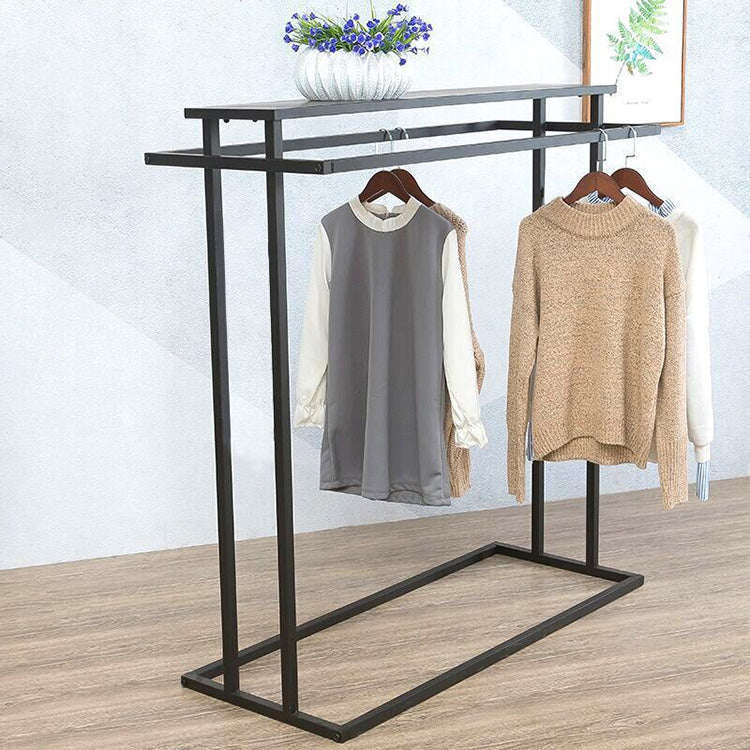 Double-row Floor-standing Clothing Display Rack