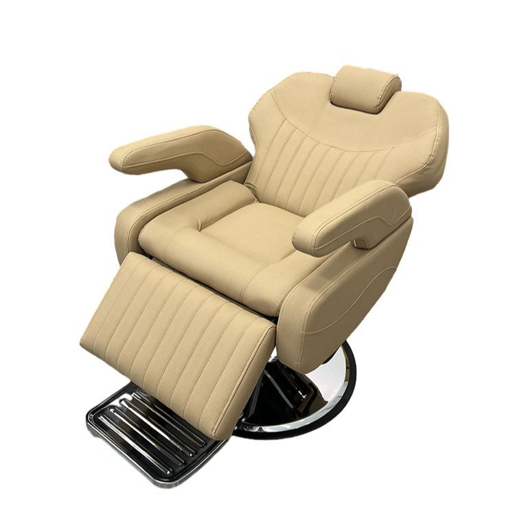 Specialized Reclining and Lifting Barber Chairs for Hairdressing Salons