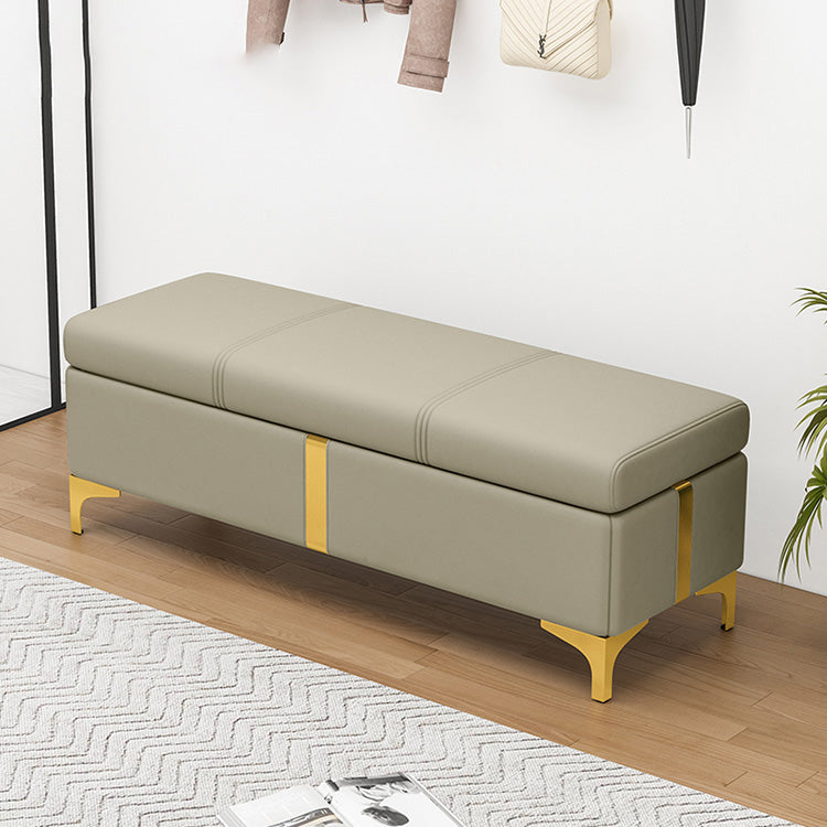 Simple Mini Sofa without Backrest for Lounge Area and Bedroom