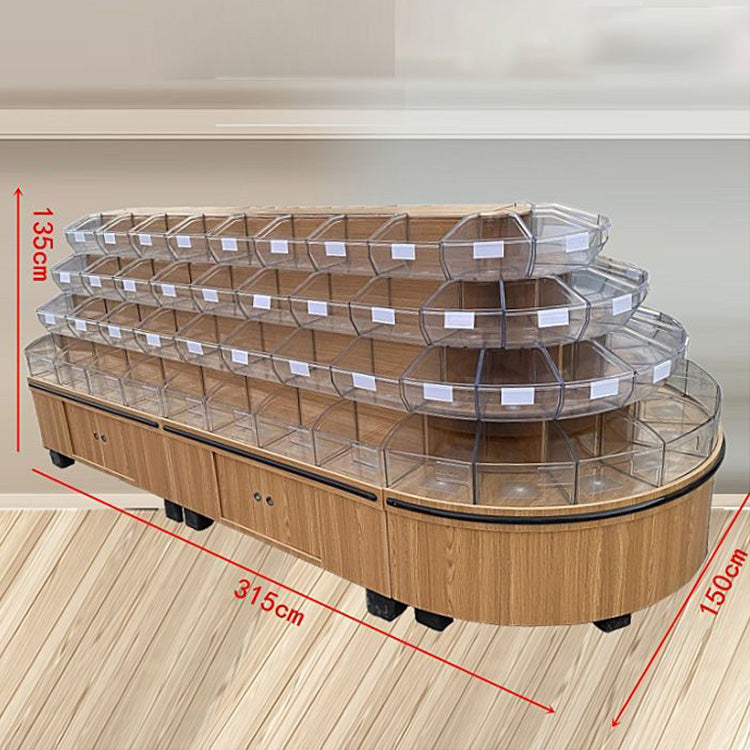 Wooden Bulk Snacks Rack