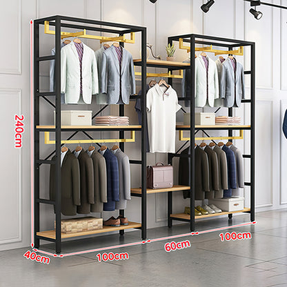 Clothing Store Wooden Display Rack,Shopping Mall Display Cabinet