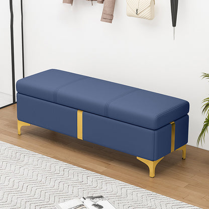 Simple Mini Sofa without Backrest for Lounge Area and Bedroom