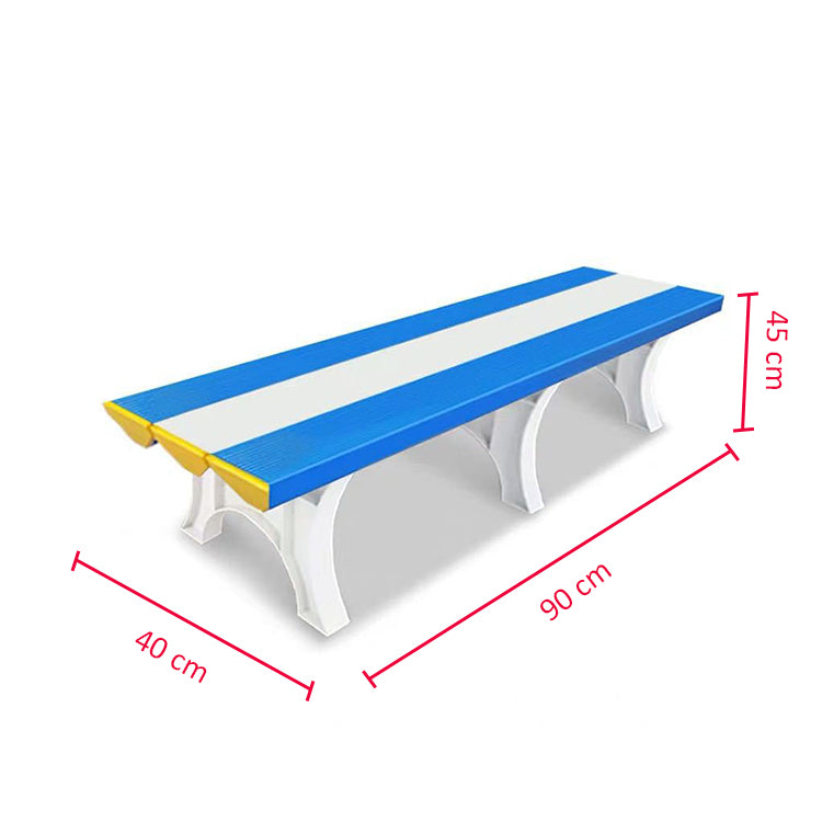 Plastic Lounge Benches for Swimming Pool Bathroom Gyms