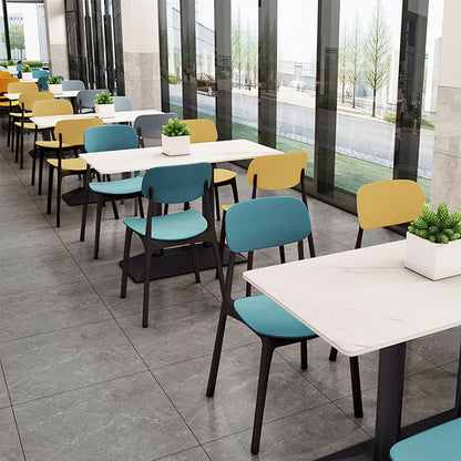 Minimalist Industrial Style Dining Furniture Restaurant Table and Chair Set