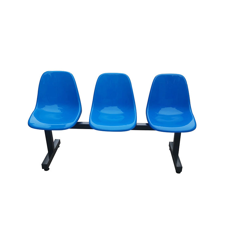 Outdoor Plastic Chairs with Backrests for Public Areas