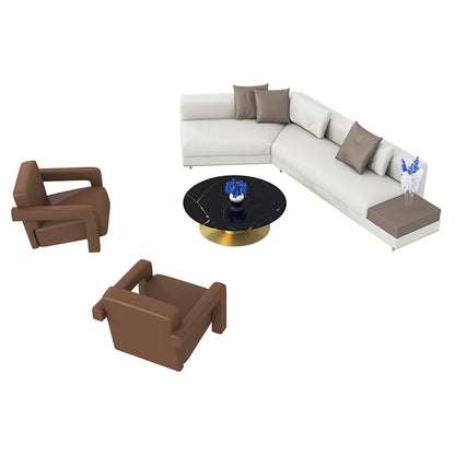 Modern Minimalist Interior Hospitality Sofa and Coffee Table