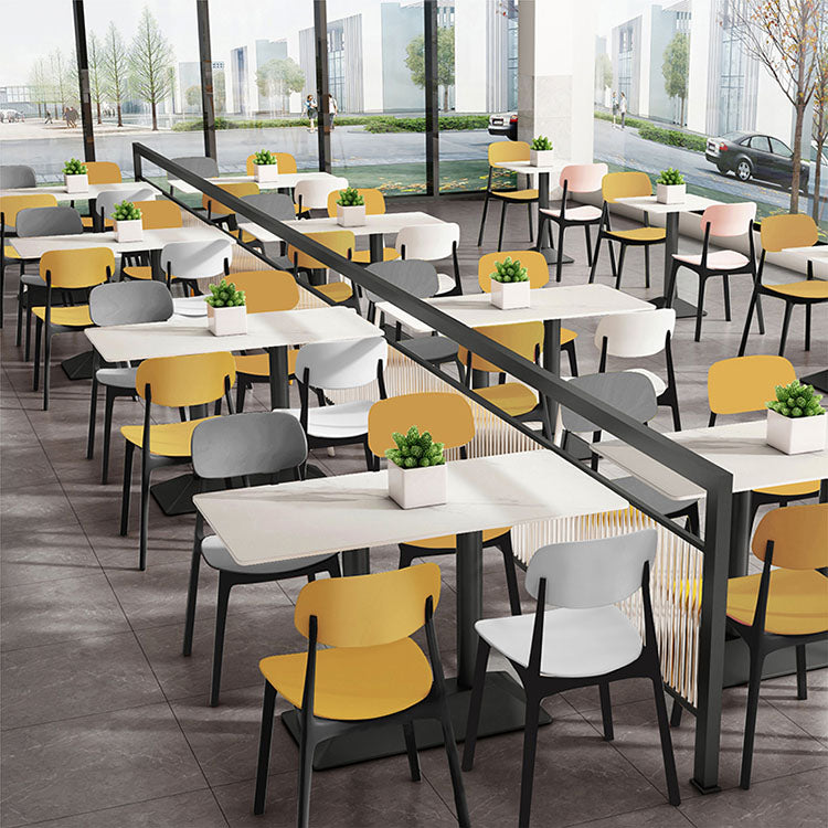 Minimalist Industrial Style Dining Furniture Restaurant Table and Chair Set