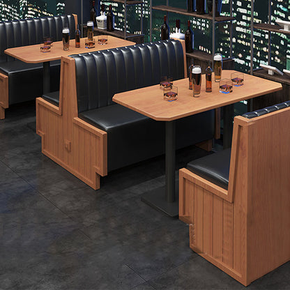 Solid Wood Vntage Tavern Themed Restaurant Table and Chair Set