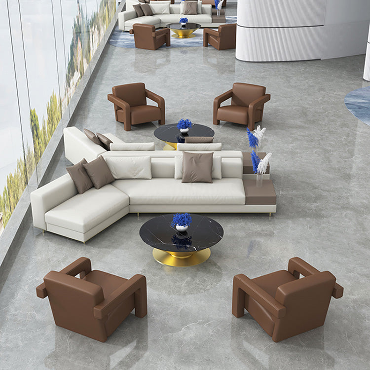 Modern Minimalist Interior Hospitality Sofa and Coffee Table