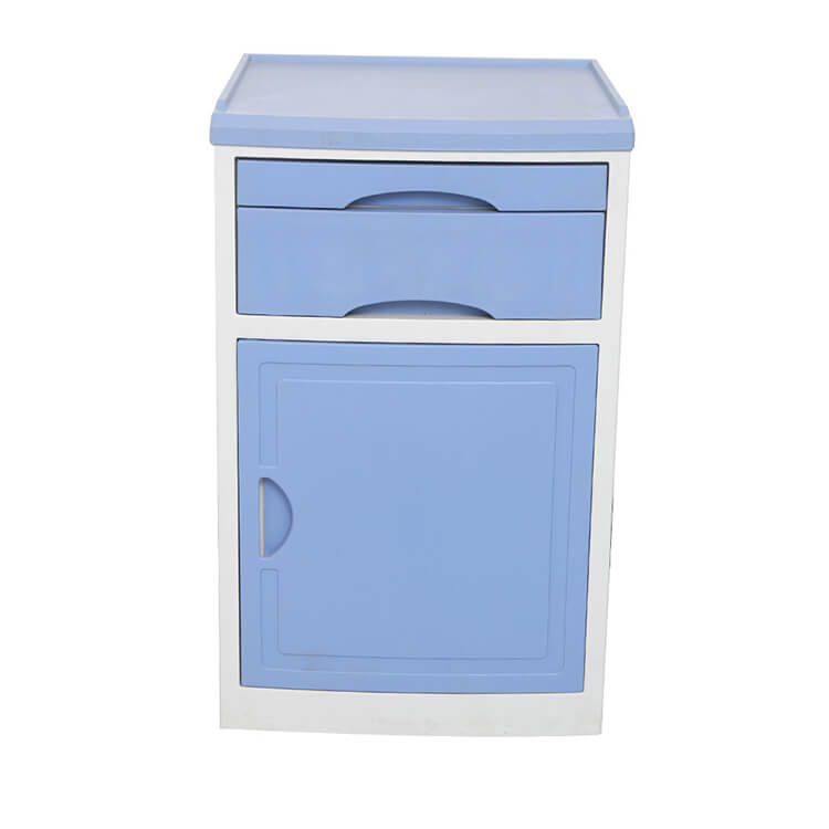 abs hospital bedside table - 48*48*76cm / Blue - Hospital