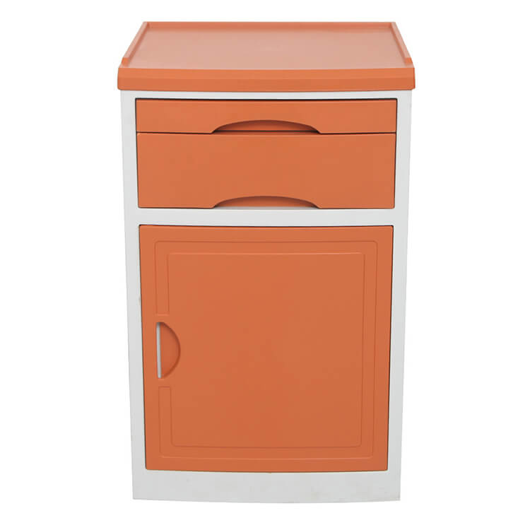 abs hospital bedside table - 48*48*76cm / Orange - Hospital