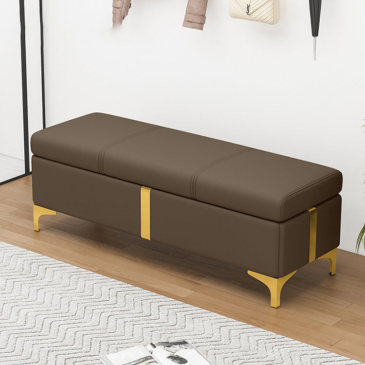 Simple Mini Sofa without Backrest for Lounge Area and Bedroom