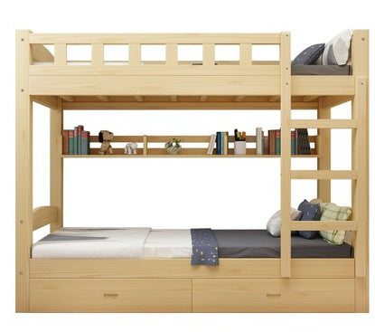 School Dormitory Solid Wood Bunk Beds