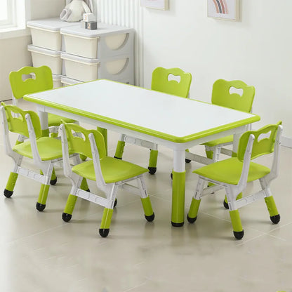 Kindergarten Plastic Environmental Protection Tables and Chairs