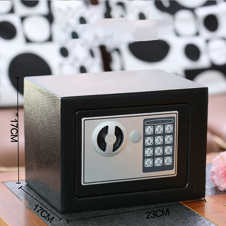 Small All-steel Mini Safe with Electronic Code for Home and Office