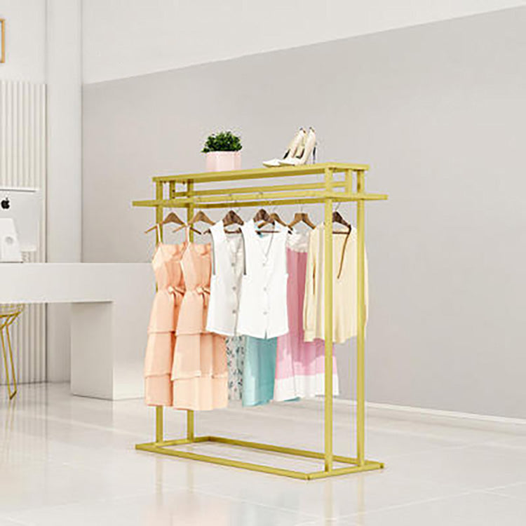 Double-row Floor-standing Clothing Display Rack