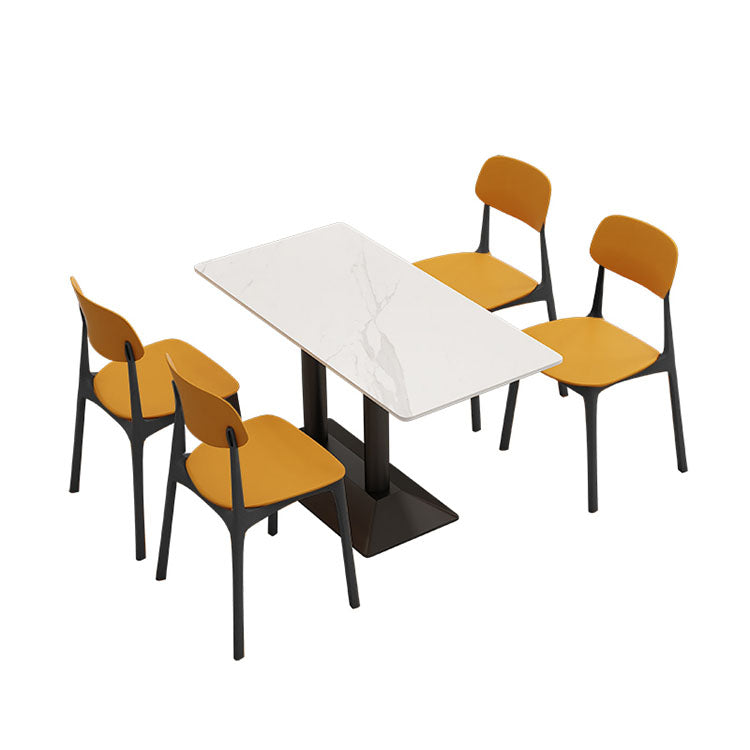 Minimalist Industrial Style Dining Furniture Restaurant Table and Chair Set