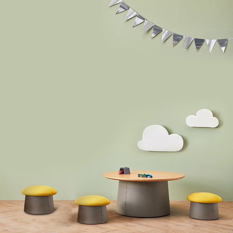 Cute Fabric Mushroom Stools for Nursery and Kids Activity Areas