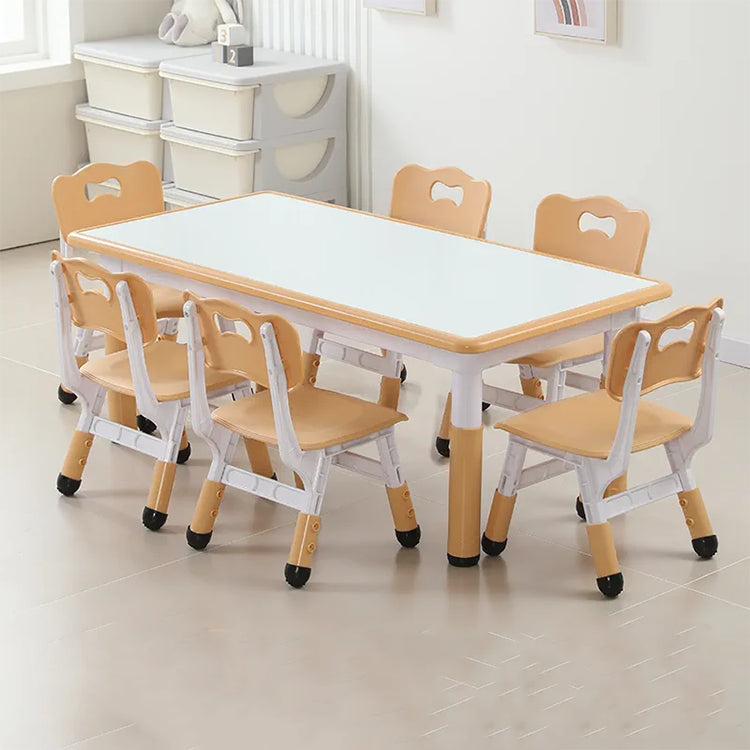 Kindergarten Plastic Environmental Protection Tables and Chairs