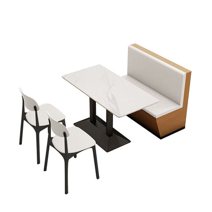 Minimalist Industrial Style Dining Furniture Restaurant Table and Chair Set