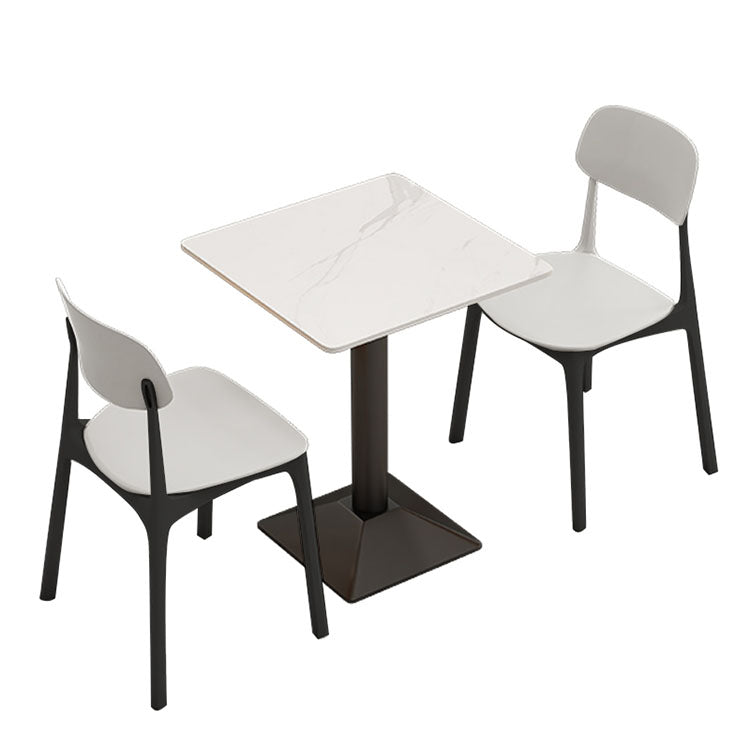 Minimalist Industrial Style Dining Furniture Restaurant Table and Chair Set