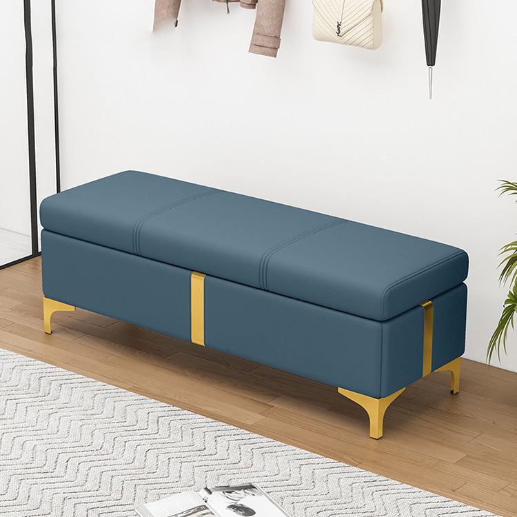 Simple Mini Sofa without Backrest for Lounge Area and Bedroom