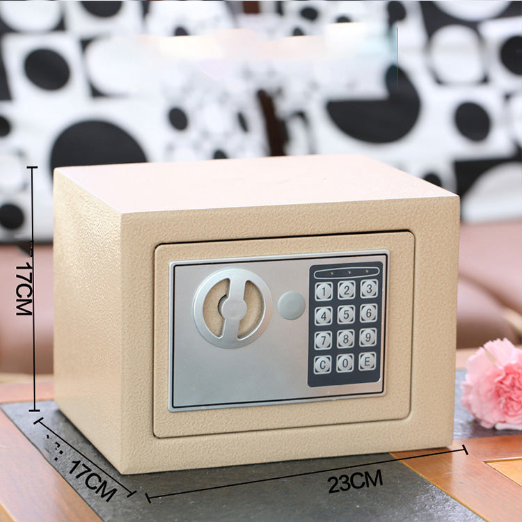 Small All-steel Mini Safe with Electronic Code for Home and Office