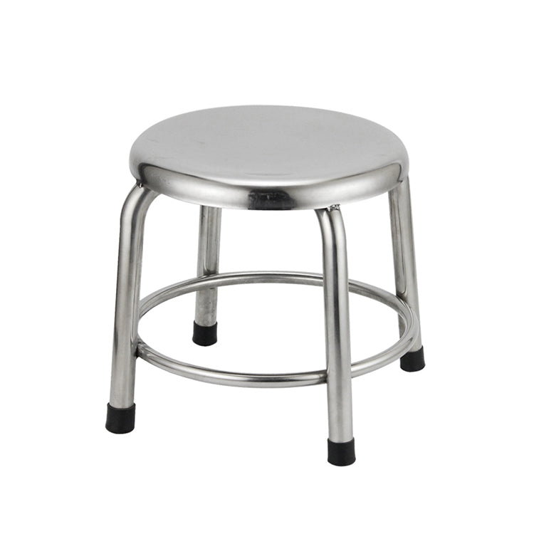 Stainless steel round stool for factory workshop