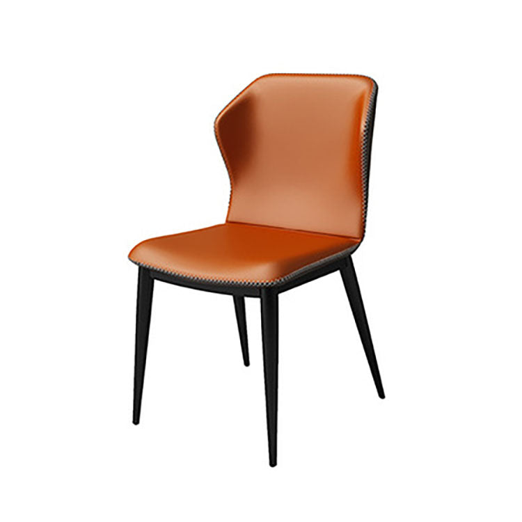 Commercial Dining Chair for Food and Beverage Establishments, Leather, Single Seat