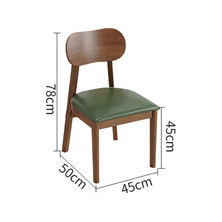 Commercial Dining Chair for Food and Beverage Establishments, Leather, Single Seat