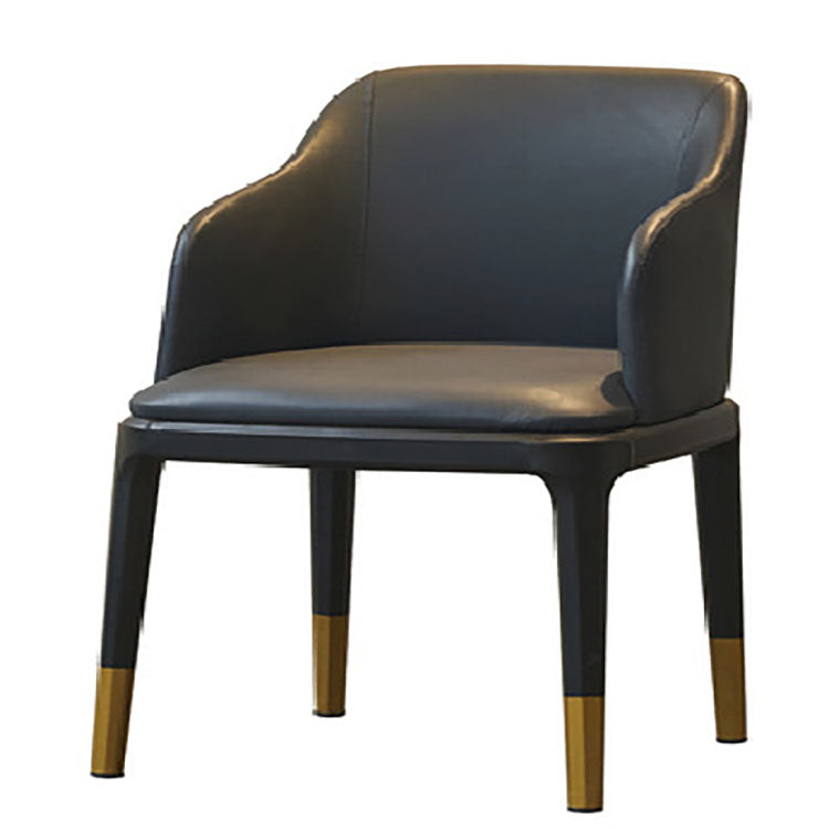 Commercial Dining Chair for Food and Beverage Establishments, Leather, Single Seat