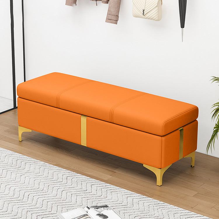 Simple Mini Sofa without Backrest for Lounge Area and Bedroom