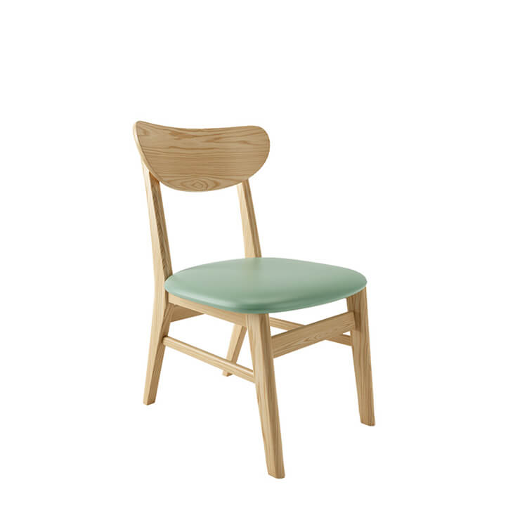 Minimalist Casual Dining Table and Chair Set in Light Green